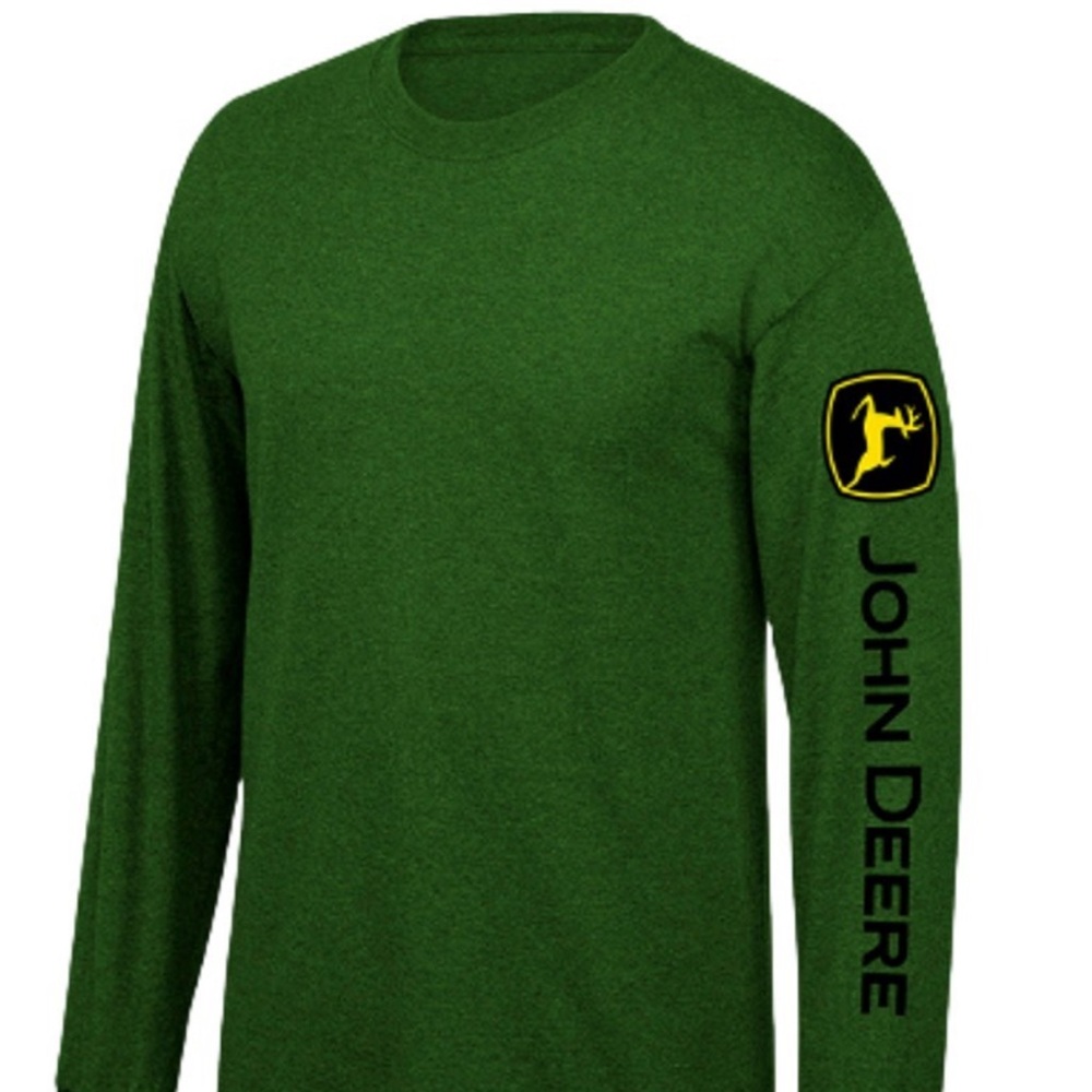 John Deere Forest Green Long Sleeve Tee
